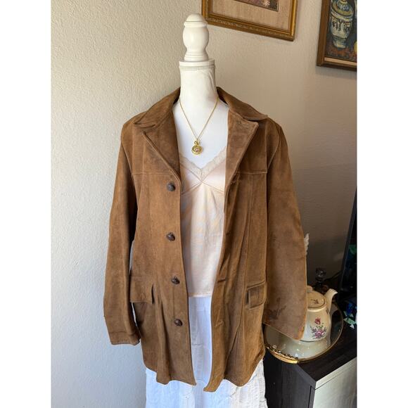 Brown Suede Jacket - Picture 2 of 9